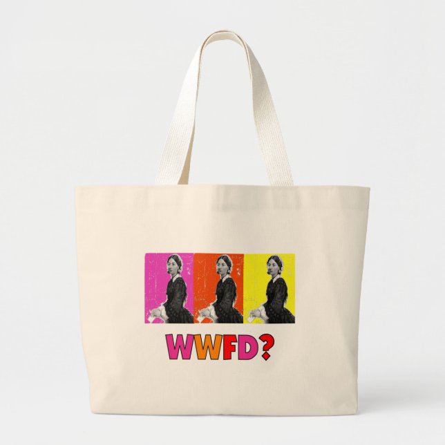 Bolso De Tela Gigante ¿Regalos "WWFD de Florencia Nightengale? " (Frente)