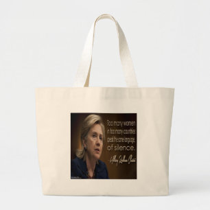 Bolso De Tela Gigante Regalos y camisetas de Hillary Clinton Mujeres R A