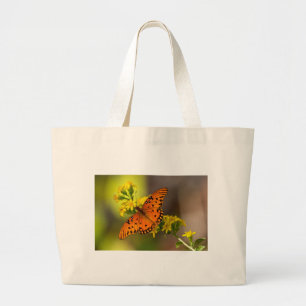 Bolso De Tela Gigante Regalos y Ropa de Mariposa del Golfo Fritillary