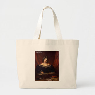 Bolso De Tela Gigante Regalos y Tarjetas Mary Shelly "Love Never Seen"
