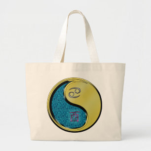 Bolso De Tela Gigante Registro de Cáncer y Metalizado
