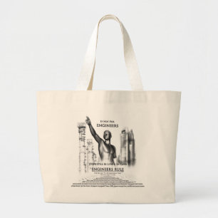 Bolso De Tela Gigante Regla de Ingenieros