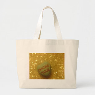 Bolso De Tela Gigante Regla de las chichas
