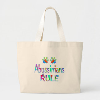 Bolso De Tela Gigante Regla de los abisinios