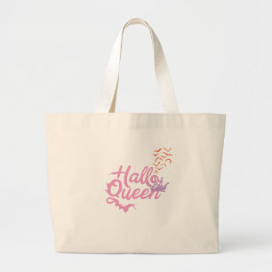 Bolso De Tela Gigante Reina de Halloween, Halloqueen, arte de Halloween 