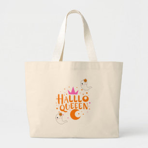Bolso De Tela Gigante Reina de Halloween, Halloqueen, arte de Halloween 