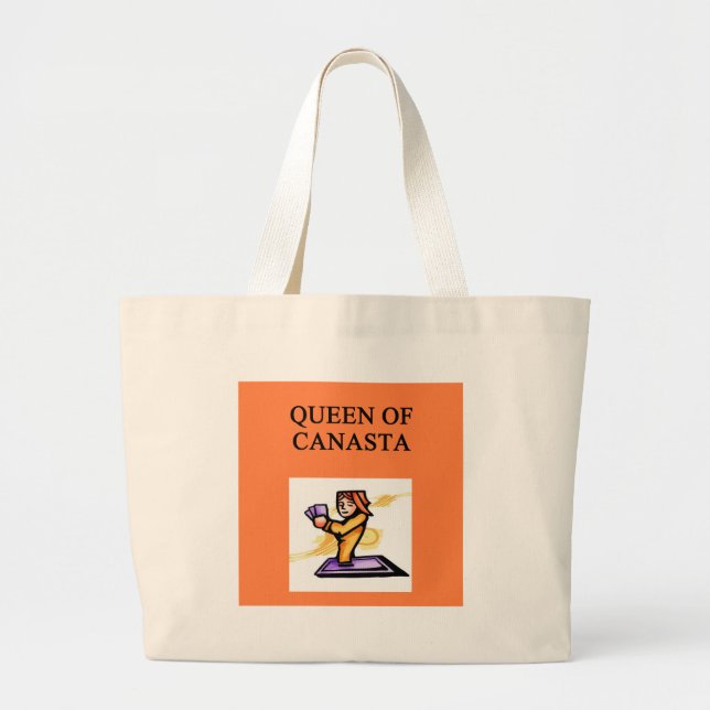 Bolso De Tela Gigante (reina de la canasta (Frente)