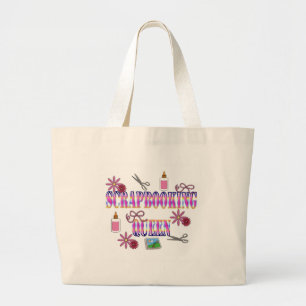 Bolso De Tela Gigante Reina de Scrapbooking