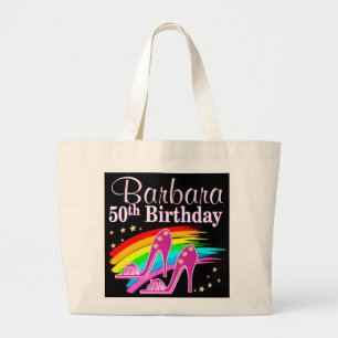 BOLSO DE TELA GIGANTE REINA DE ZAPATOS PERSONALIZADA 50