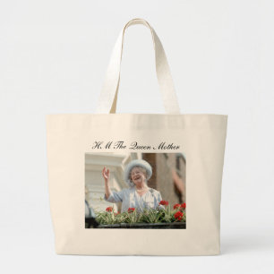 Bolso De Tela Gigante Reina Isabel, la Reina Madre 1990