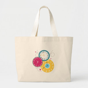 Bolso De Tela Gigante Relojes de pared