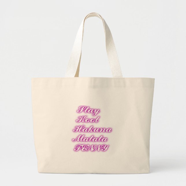 Bolso De Tela Gigante Reproducir Guay Hakuna Matata .png (Frente)