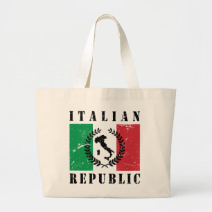 Bolso De Tela Gigante República Italiana