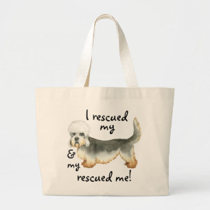 Bolso De Tela Gigante Rescate Dandie