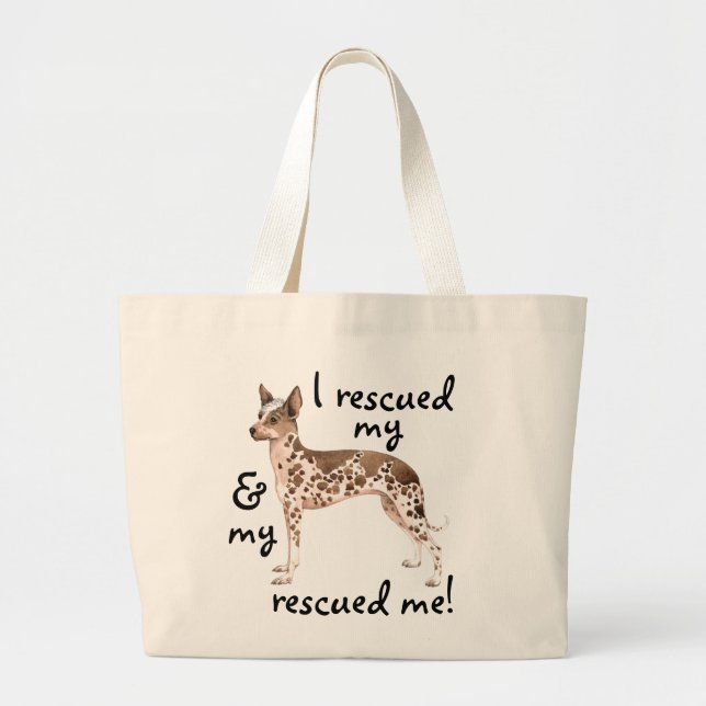 Bolso De Tela Gigante Rescate de Orquídea Inca Peruana (Frente)