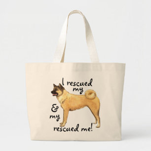 Bolso De Tela Gigante Rescue Akita
