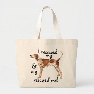 Bolso De Tela Gigante Rescue American English Coonhound