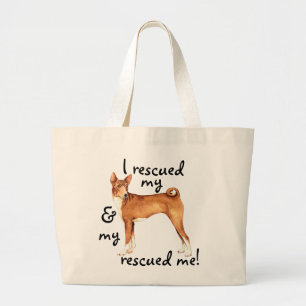 Bolso De Tela Gigante Rescue Basenji