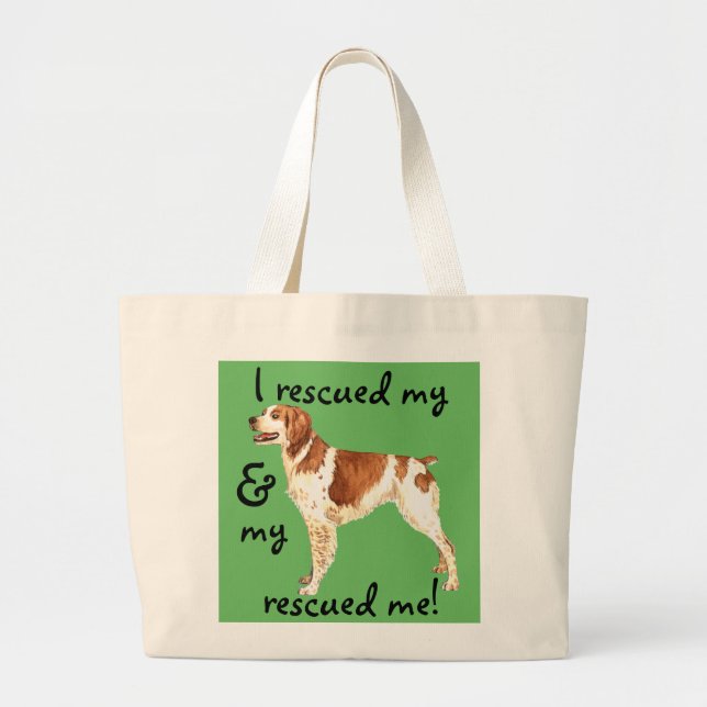 Bolso De Tela Gigante Rescue Brittany (Frente)