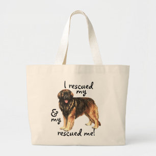 Bolso De Tela Gigante Rescue Leonberger