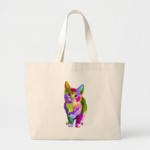 Bolso De Tela Gigante Resumen de Kitten - Personalizar el suyo propio