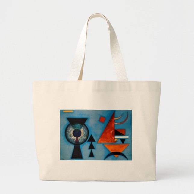 Bolso De Tela Gigante Resumen duro suave de Kandinsky (Frente)