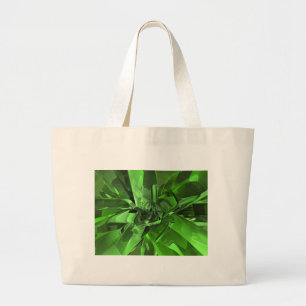 Bolso De Tela Gigante Resumen verde