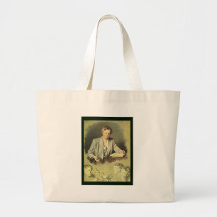 Bolso De Tela Gigante Retrato de Eleanor Roosevelt en la Casa Blanca