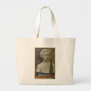 Bolso De Tela Gigante Retrato de una señora de la antigüedad 1990