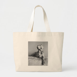 Bolso De Tela Gigante Retrato de Weimaraner