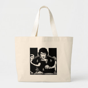 Bolso De Tela Gigante Retrato del Poe