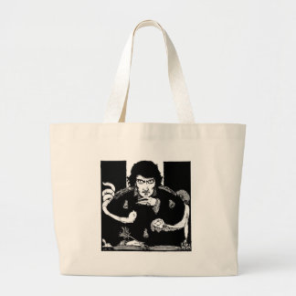 Bolso De Tela Gigante Retrato del Poe