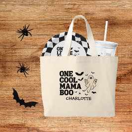 Bolso De Tela Gigante Retro Fantasma Un Niño Halloween Cumpleaños 1º