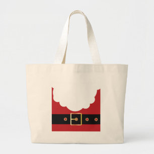 Bolso De Tela Gigante retro santa claus