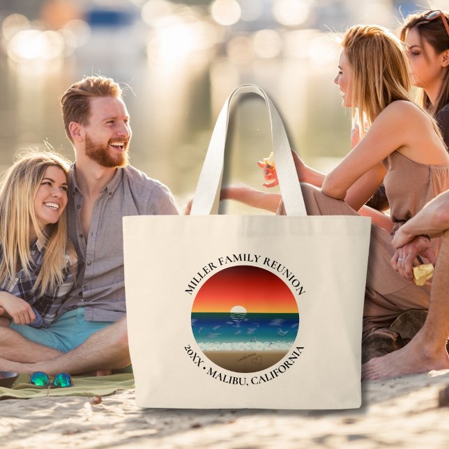 Bolso De Tela Gigante Reunión familiar de la familia Sand Heart de Calif (Subido por el creador)