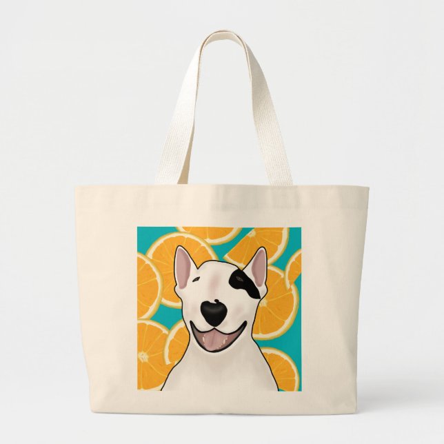 Bolso De Tela Gigante Rex The TV Terrier Fruits Tote (Frente)