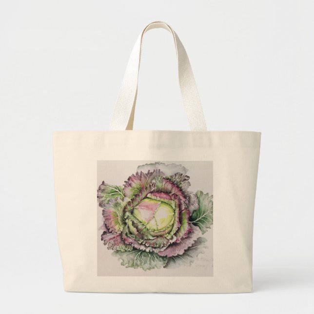 Bolso De Tela Gigante Rey Cabbage de enero (Frente)
