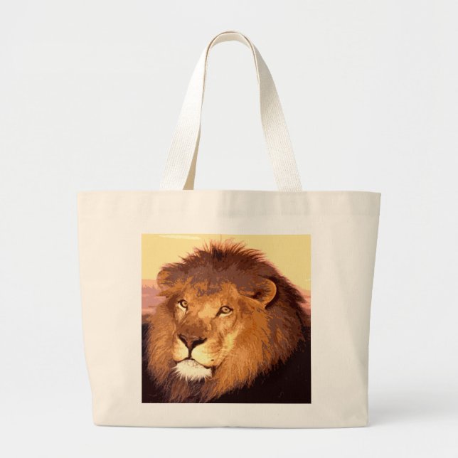 Bolso De Tela Gigante Rey León (Frente)