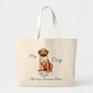 Bolso De Tela Gigante Rhodesian Ridgeback Ate Lesage Plan Grande Tote Ba