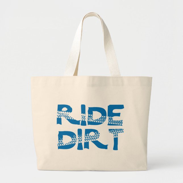 Bolso De Tela Gigante Ride Dirt (Frente)