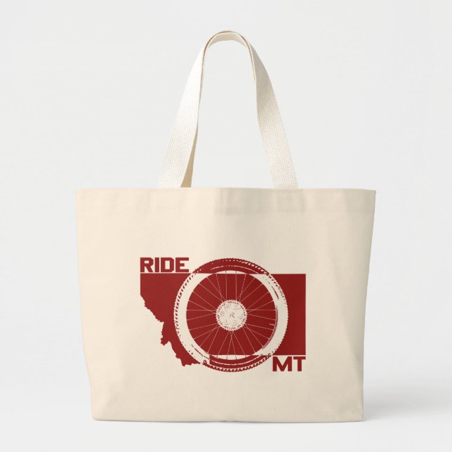 Bolso De Tela Gigante Ride Montana (Frente)