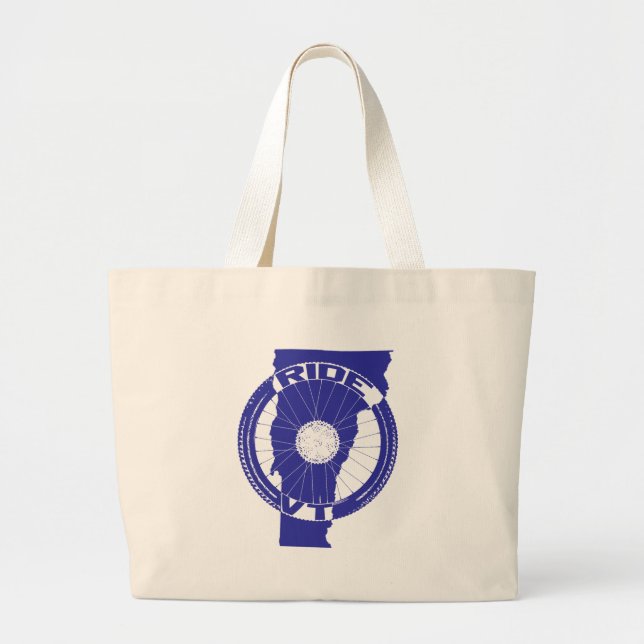 Bolso De Tela Gigante Ride Vermont (Frente)