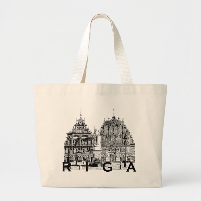 Bolso De Tela Gigante Riga (Frente)