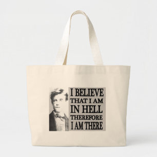 Bolso De Tela Gigante Rimbaud en infierno