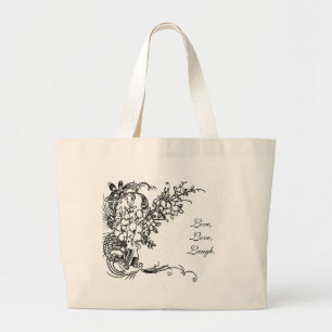 Bolso De Tela Gigante Risa viva del amor
