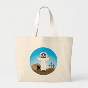 Bolso De Tela Gigante Risen Christ