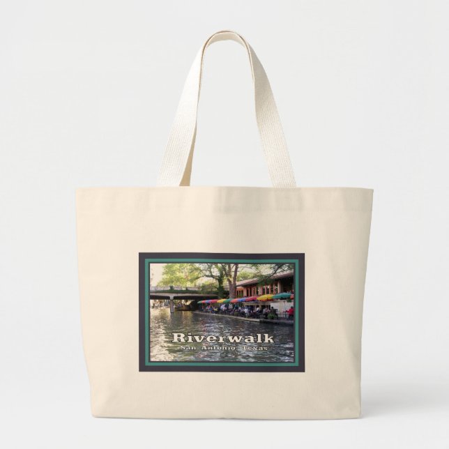 Bolso De Tela Gigante Riverwalk, San Antonio, TEJAS (Frente)