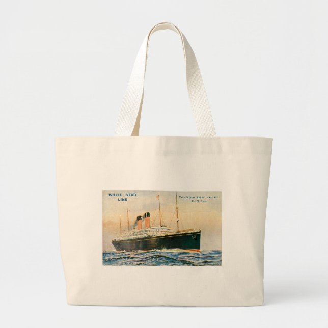 Bolso De Tela Gigante RMS Celtic (Frente)