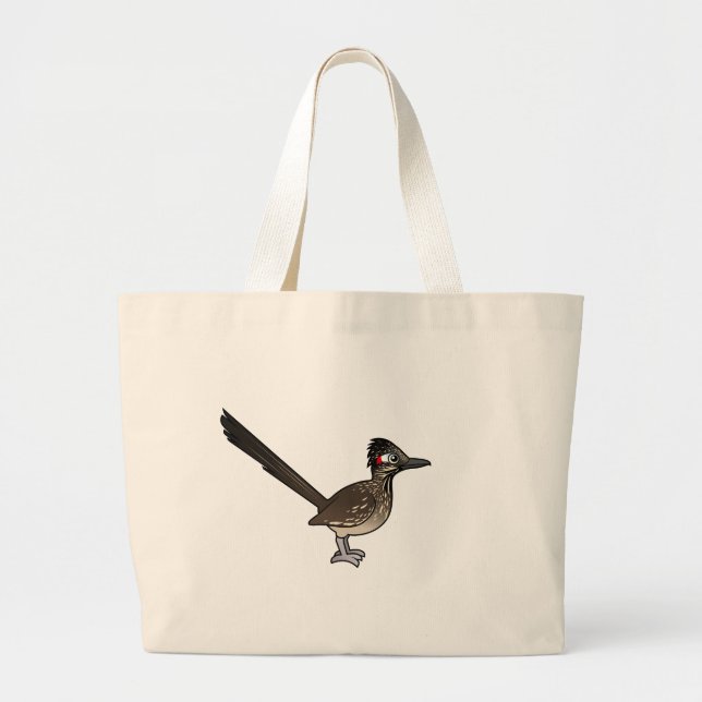Bolso De Tela Gigante Roadrunner lindo de Birdorable (Frente)