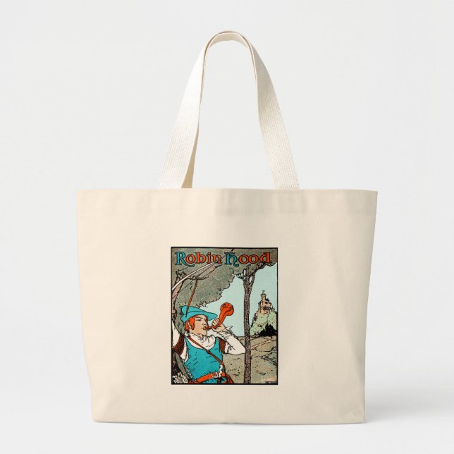 Bolso De Tela Gigante Robin Hood Antiguo Ilustracion Merry Men (Frente)